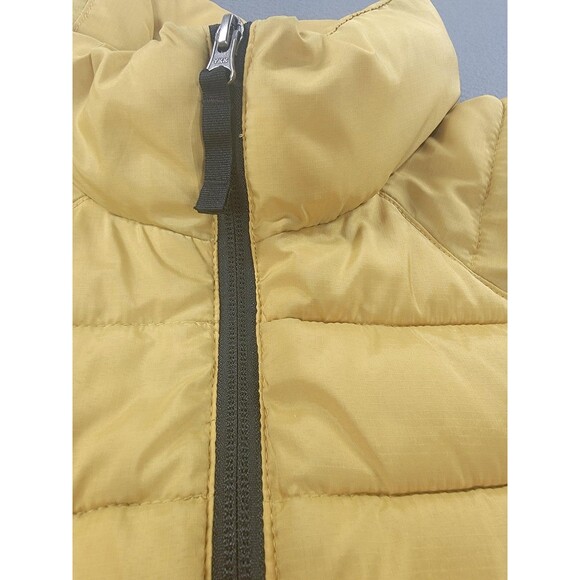 Alaskan Hard Gear Jacket Mens Medium Yellow Quilted Puffer Full Zip Outdoor Warm - Picture 3 of 13